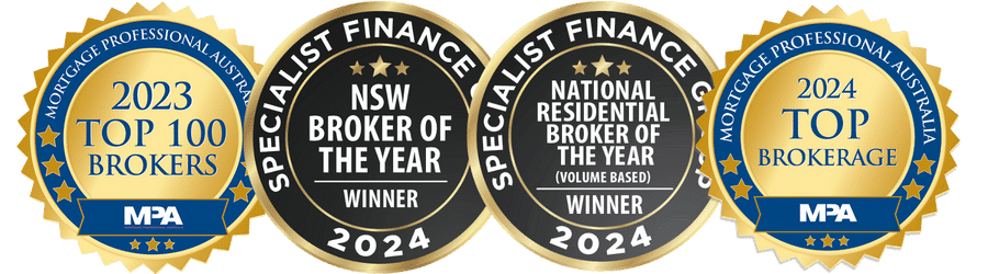 Awards 2024 and 2023 mortgage broker Sydney UF